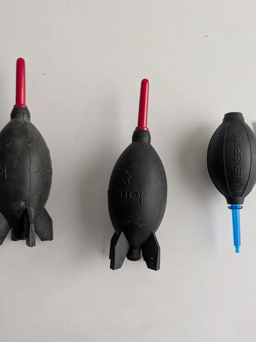 set of 3 PRO Rubber Rocket Air Blower Dusters for DSLR Came